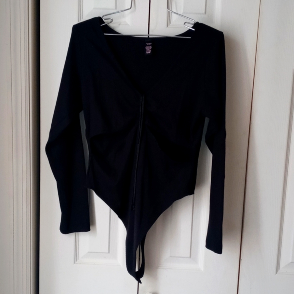 Victoria secret sz XL black bodysuit